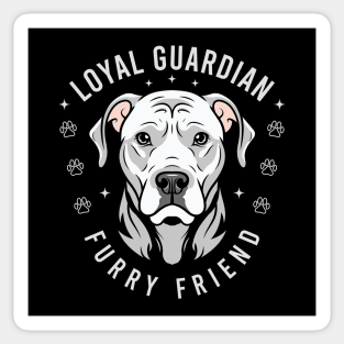 Loyal Guardian Furry Friend Sticker